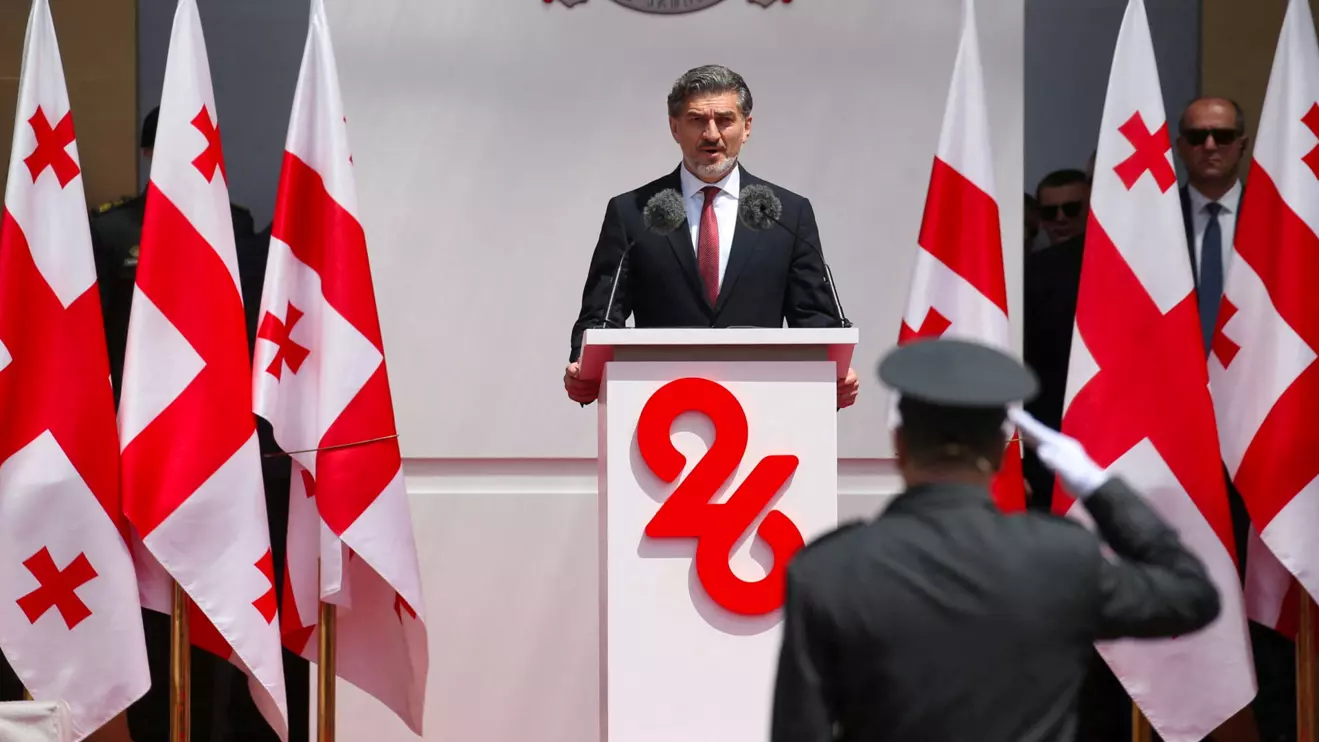 Georgia's President Mikheil Kavelashvili, Reuters/Irakli Gedenidze