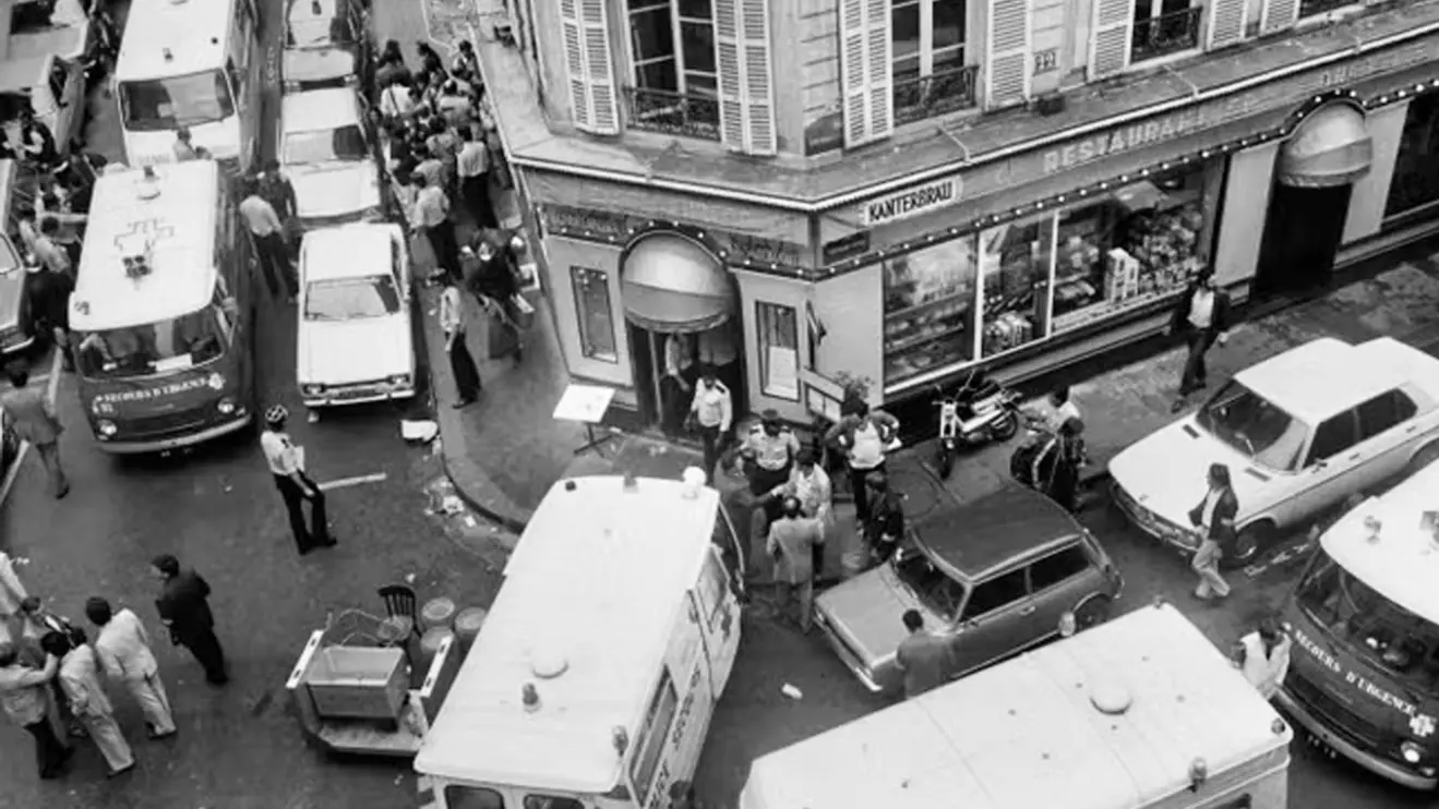 The Jo Goldenberg restaurant on the day of the attack © TOL