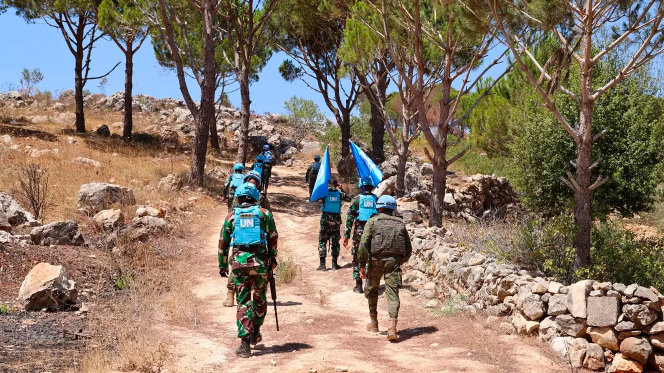 Since March 1978, approximately 10,800 UN peacekeepers have operated along the Lebanon-Israel border to serve as a buffer between the two sides © UNIFIL