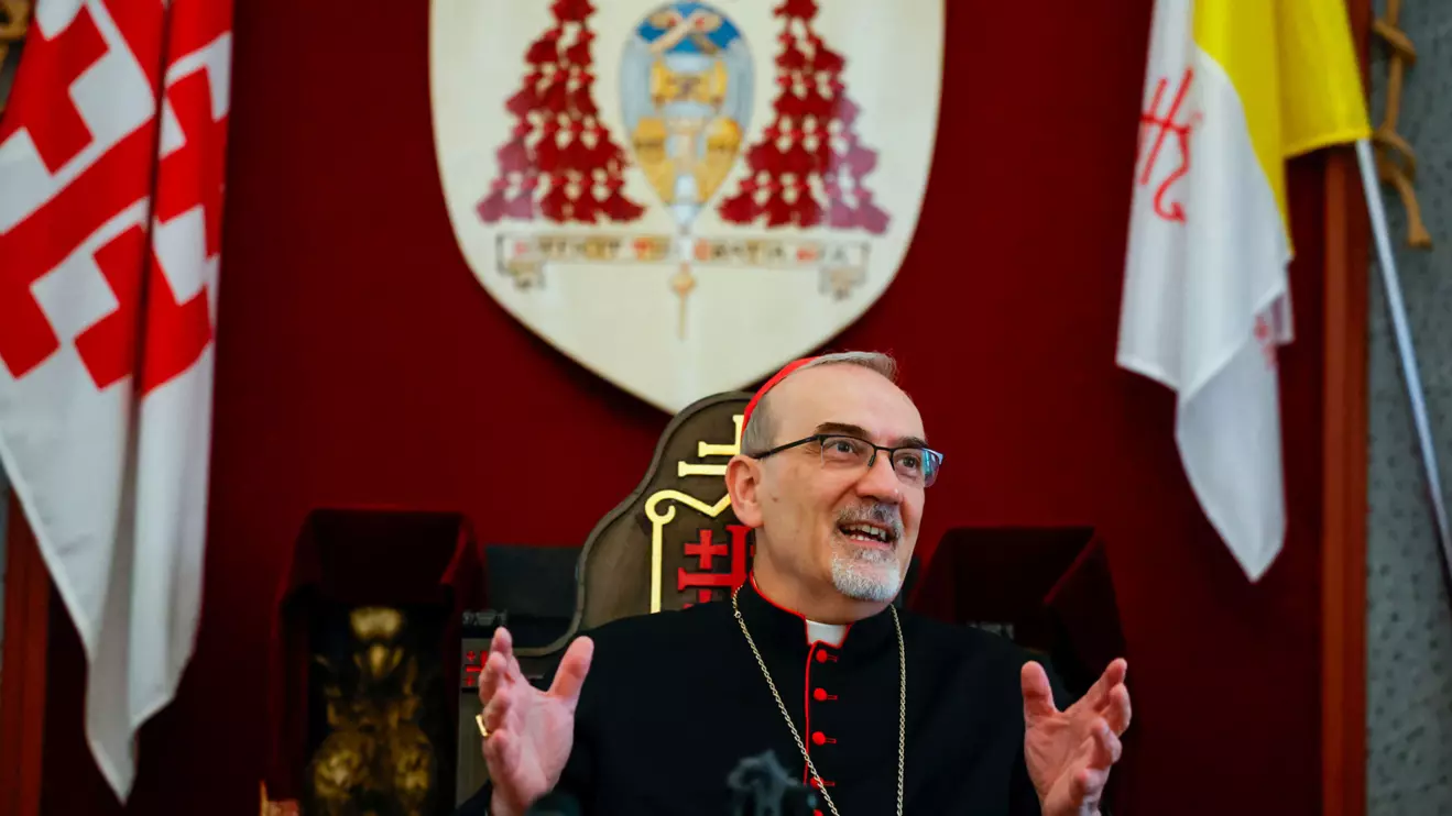 Latin Patriarch of Jerusalem Archbishop Pierbattista Pizzaballa, Reuters/Ammar Awad