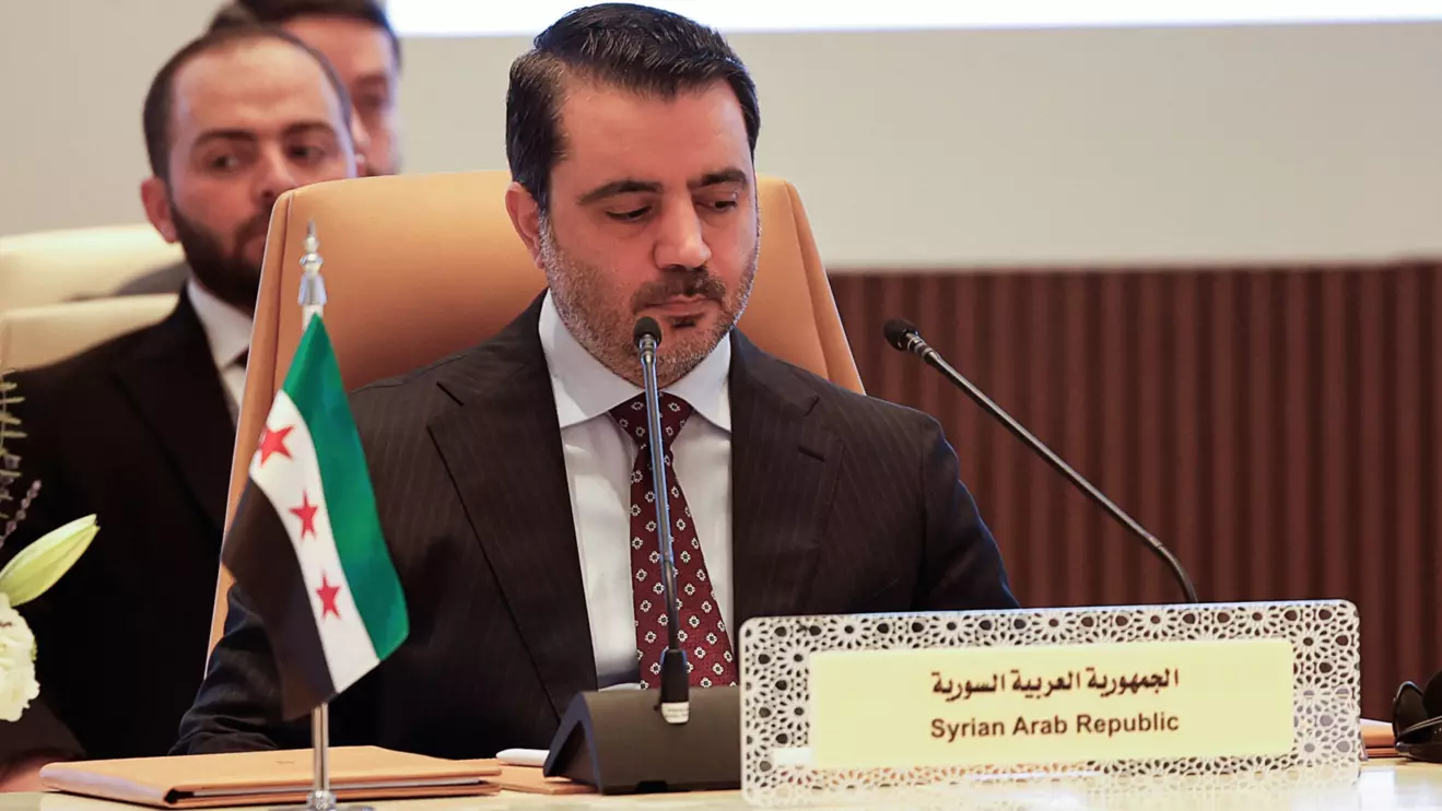 Syria's Foreign Minister Asaad Hassan al-Shibani attends a meeting on Syria, following the recent ousting of president Bashar al-Assad, in Riyadh, Saudi Arabia, January 12, 2025. ReutersHamad I Mohammed