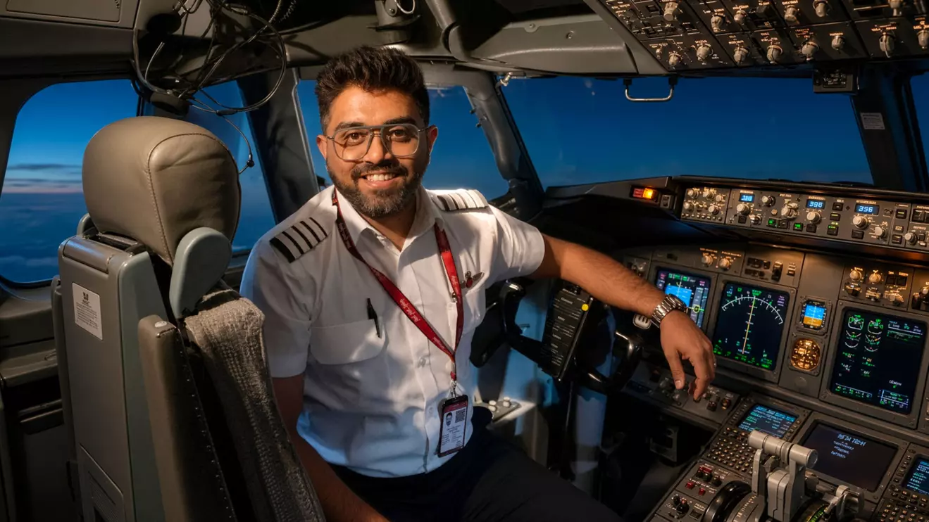 Indian pilot Smit Machchhar, who the leaders of Israel and India hailed as a hero for saving passengers after he was stabbed by his colleague in an alleged attempt to crash a flydubai plane on Wednesday, smiles in an unidentified location in this undated handout image released on September 30, 2026. Israel Foreign Ministry