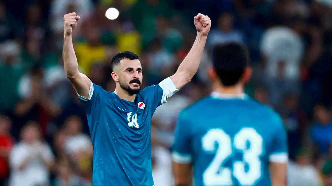 Iraq's Aymen Hussein. Reuters/Raquel Cunha