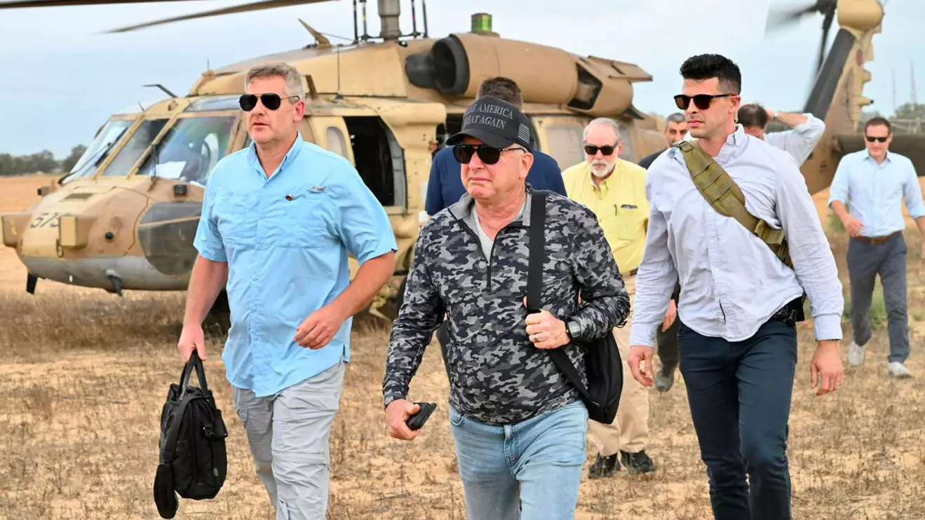 Steve Witkoff in Gaza on Friday © X
