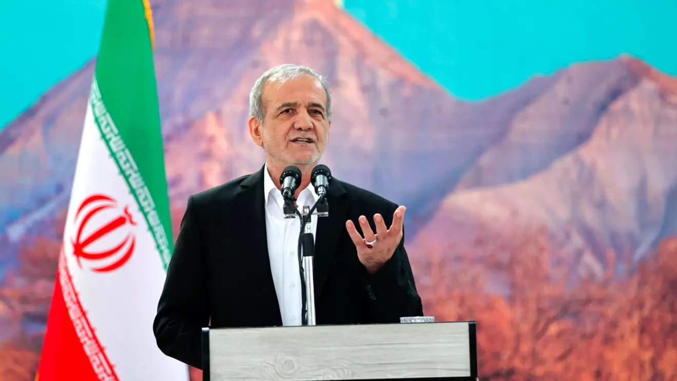 Iranian President Masoud Pezeshkian, WANA (West Asia News Agency)/Handout via Reuters