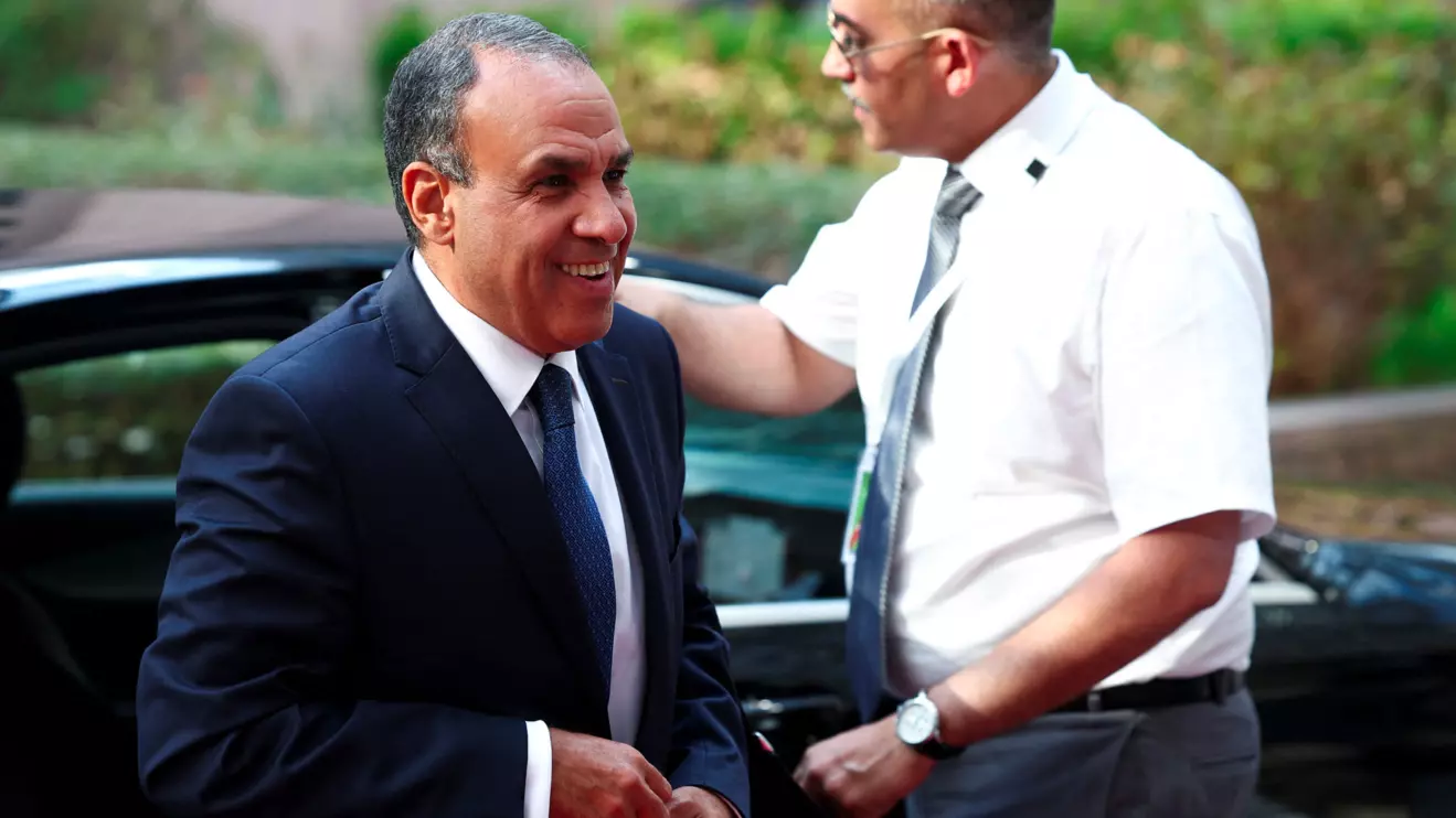 Egyptian Foreign Minister Badr Abdelatty arrives at the 5th EU-Southern Neighbourhood Ministerial meeting in Brussels, Belgium, July 14, 2025. Reuters/Yves Herman