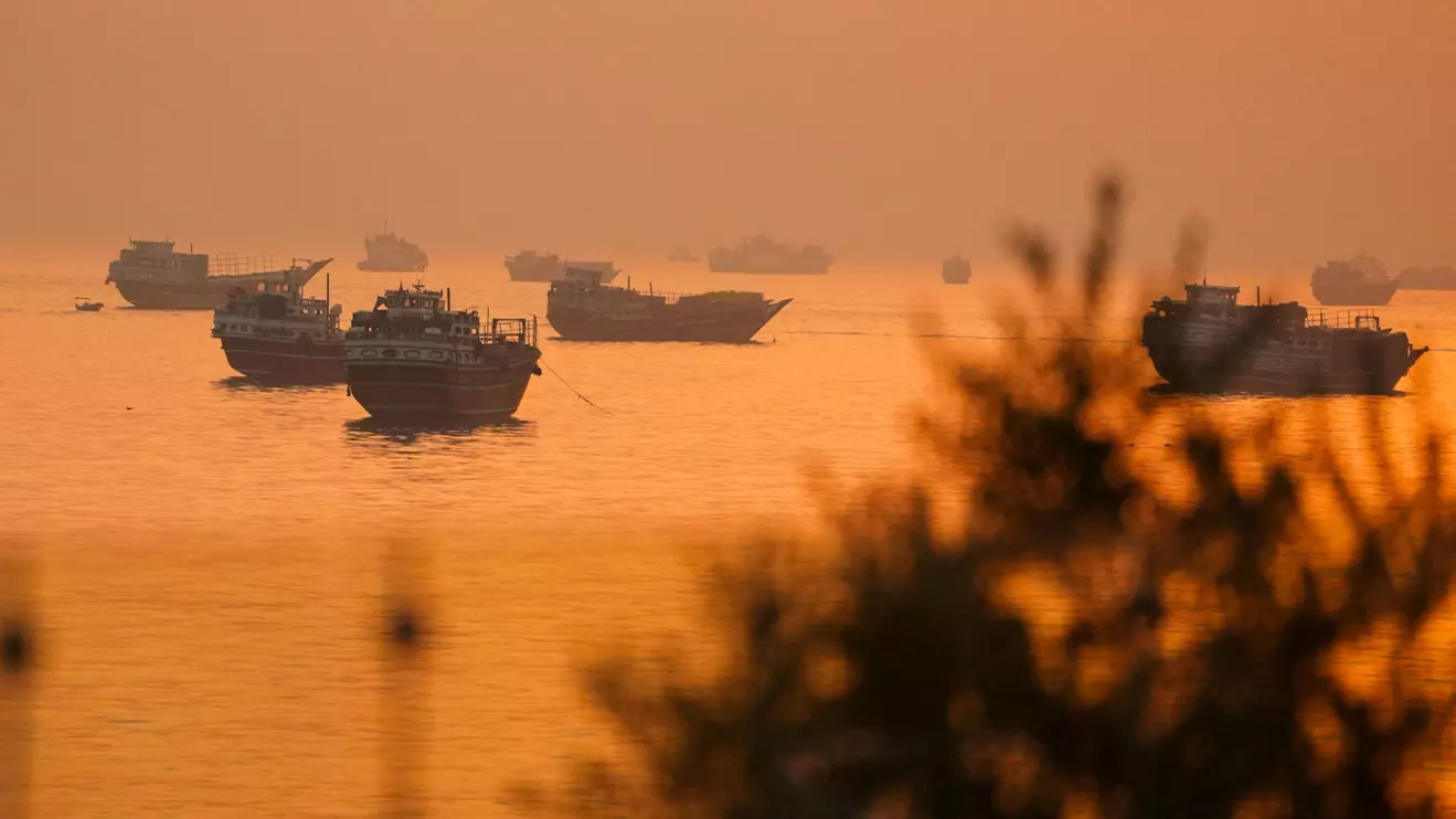 Vessels at the Strait of Hormuz, as seen from Musandam, Oman, June 16, 2026. Reuters