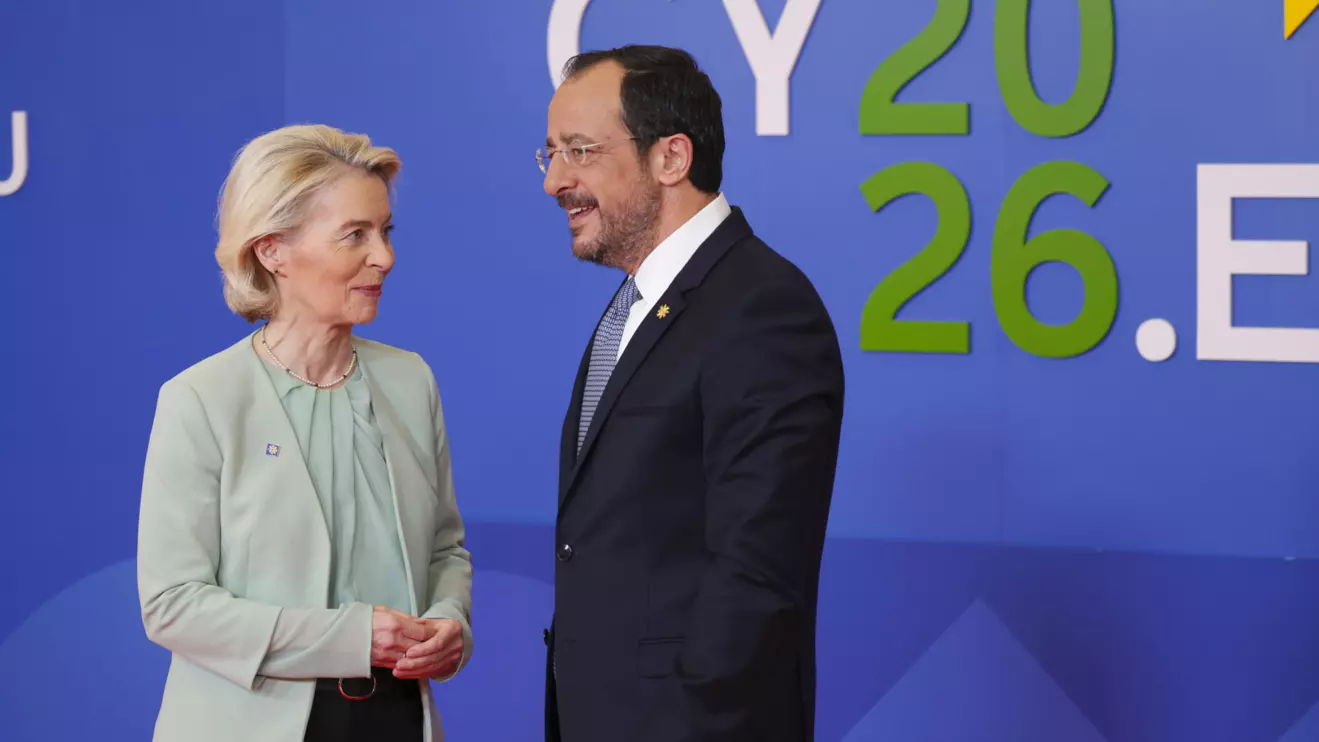 Ursula von der Leyen, President of the European Commission, and Nikos Christoulides, President of Cyprus © EC - Audiovisual Service