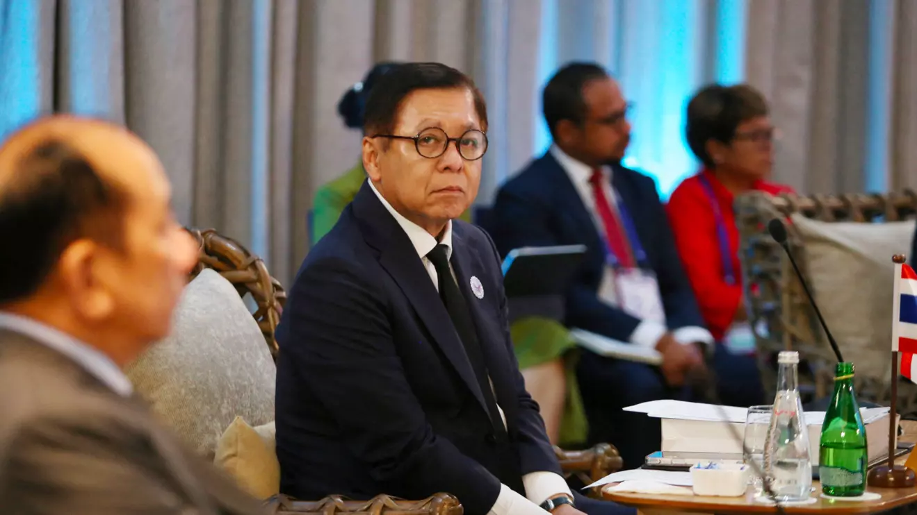 Thailand's Minister of Foreign Affairs Sihasak Phuangketkeow attends the Association of Southeast Asian Nations (ASEAN) Foreign Ministers' Retreat (AMM) in Cebu, Philippines, January 29, 2026. Jacqueline Hernandez/Reuters