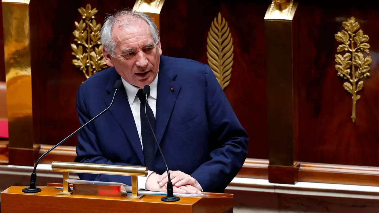 French Prime Minister Francois Bayrou delivers his general policy speech on the budget issue before a debate and a confidence vote during an extraordinary session at the National Assembly in Paris, France, September 8, 2025. Reuters/Benoit Tessie