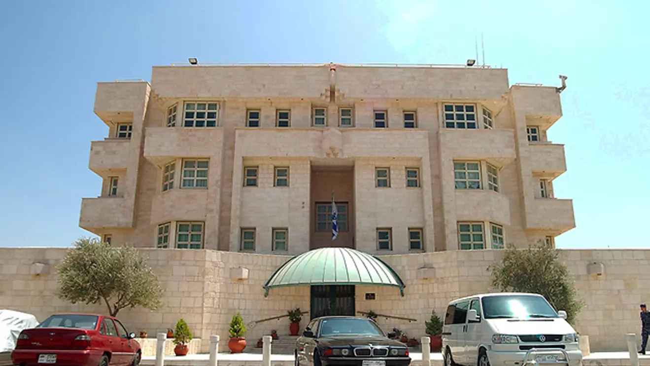 The Israeli embassy in Amman © JNA