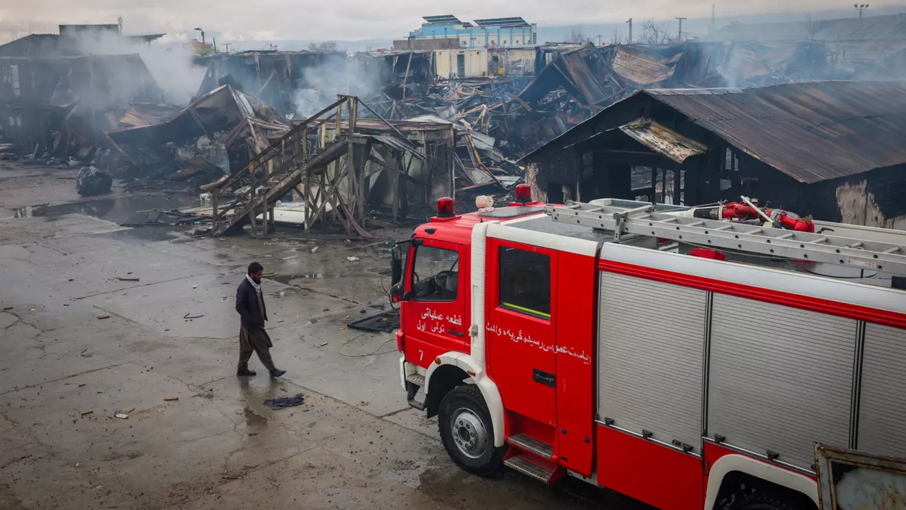 An Afghan man walks next to the site where a drug rehabilitation center was destroyed in what the Taliban said was a Pakistani airstrike, in Kabul, Afghanistan, March 18, 2026. Reuters/Sayed Hassib