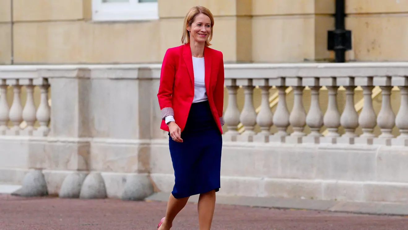 European Union High Representative for Foreign Affairs and Security Policy, Kaja Kallas, arrives to attend the UK-EU Summit at Lancaster House on May 19, 2025 in London, England. Carl Court/Reuters