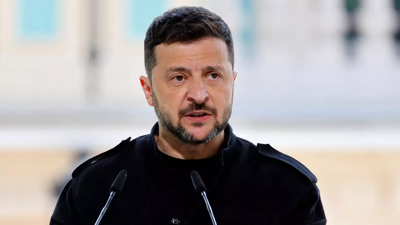 Ukranian President Voloydmyr Zelensky, Ludovic Marin/Reuters