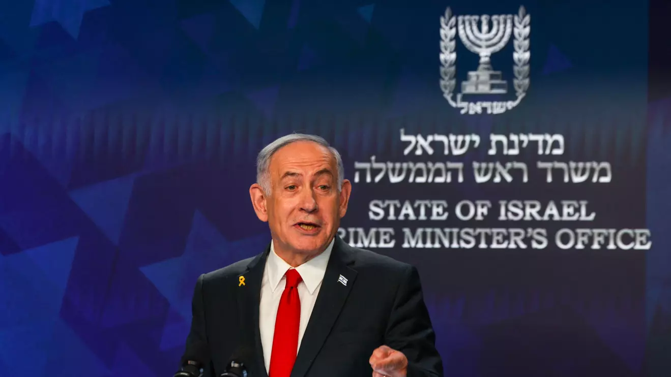 Israeli Prime Minister Benjamin Netanyahu speaks during a press conference, in Jerusalem, May 21, 2025. Reuters/Ronen Zvulun