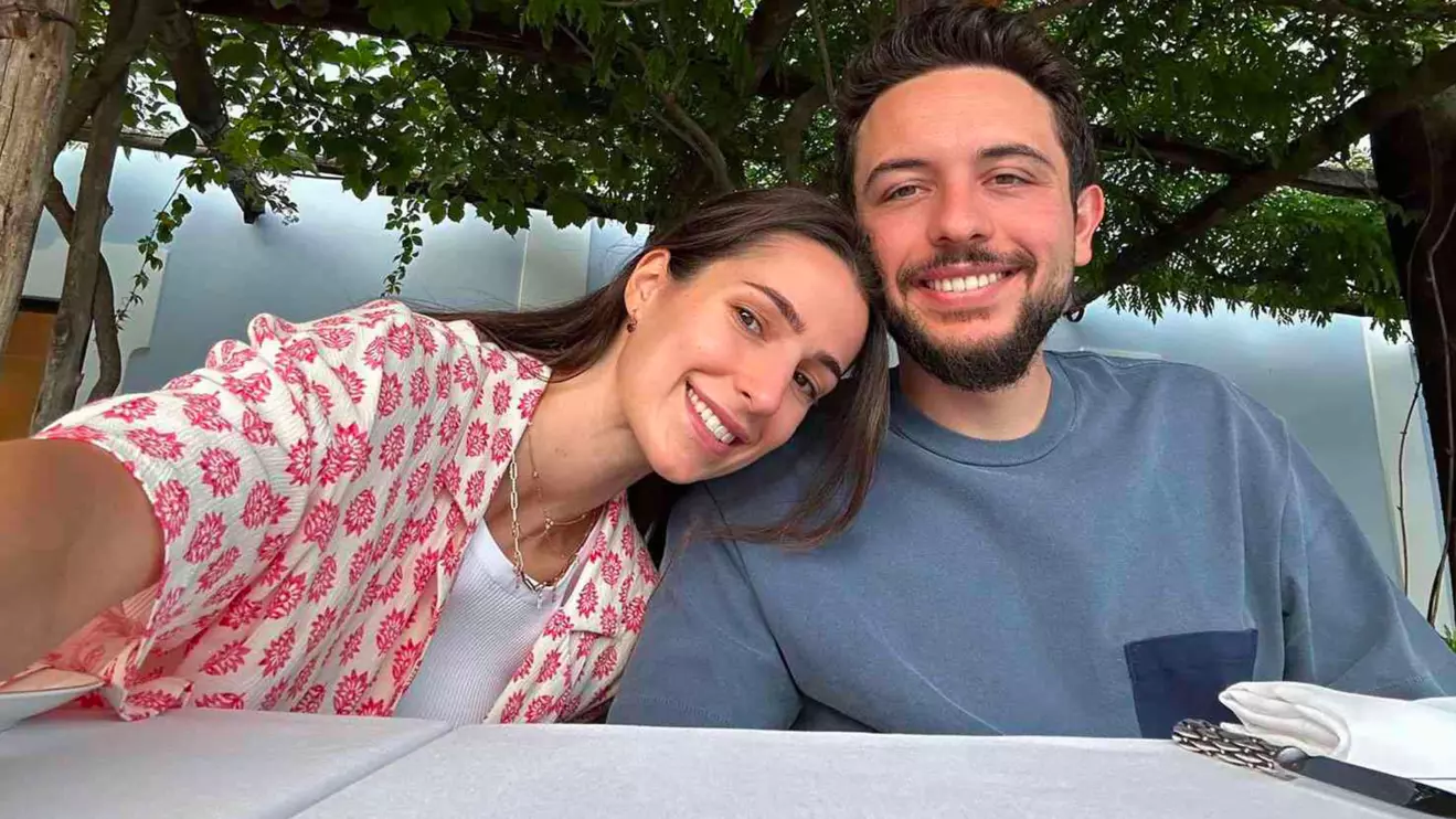 Prince Hussein and Princess Rajwa © JSP