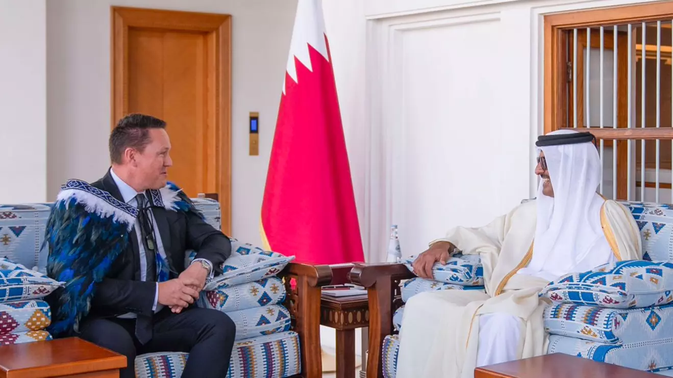 The event was marked by official reception ceremonies upon the ambassadors' arrival at the Amiri Diwan