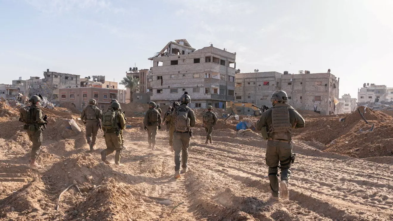Israeli soldiers operate in the Gaza Strip, Israel Defense Forces/Handout via Reuters