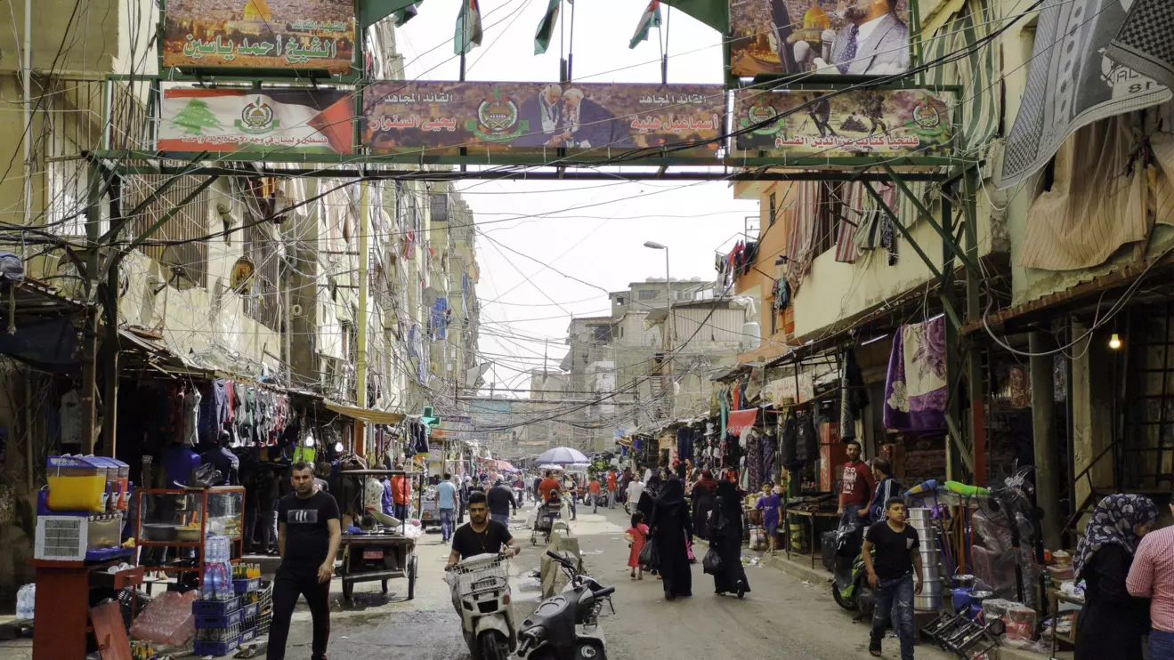 The Palestinian camp of Shatila in Beirut is a city within a city. The Lebanese army has no access to it © Wikimedia 