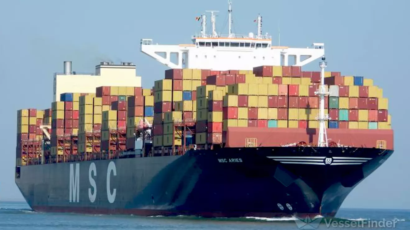 Iran's Revolutionary Guards seized the container vessel MSC Aries with a crew of 25 in the Strait of Hormuz on April 13