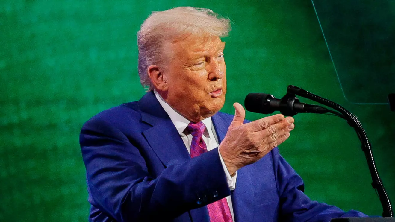 U.S. President Donald Trump attends the Saudi-U.S. Investment Forum, in Riyadh, Saudi Arabia, May 13, 2025. Reuters/Brian Snyder