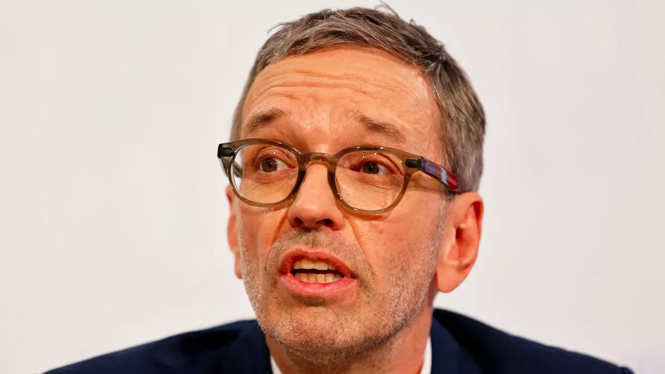 The leader of Austria's far-right Freedom Party (FPO), Herbert Kickl, Reuters/Lisa Leutner