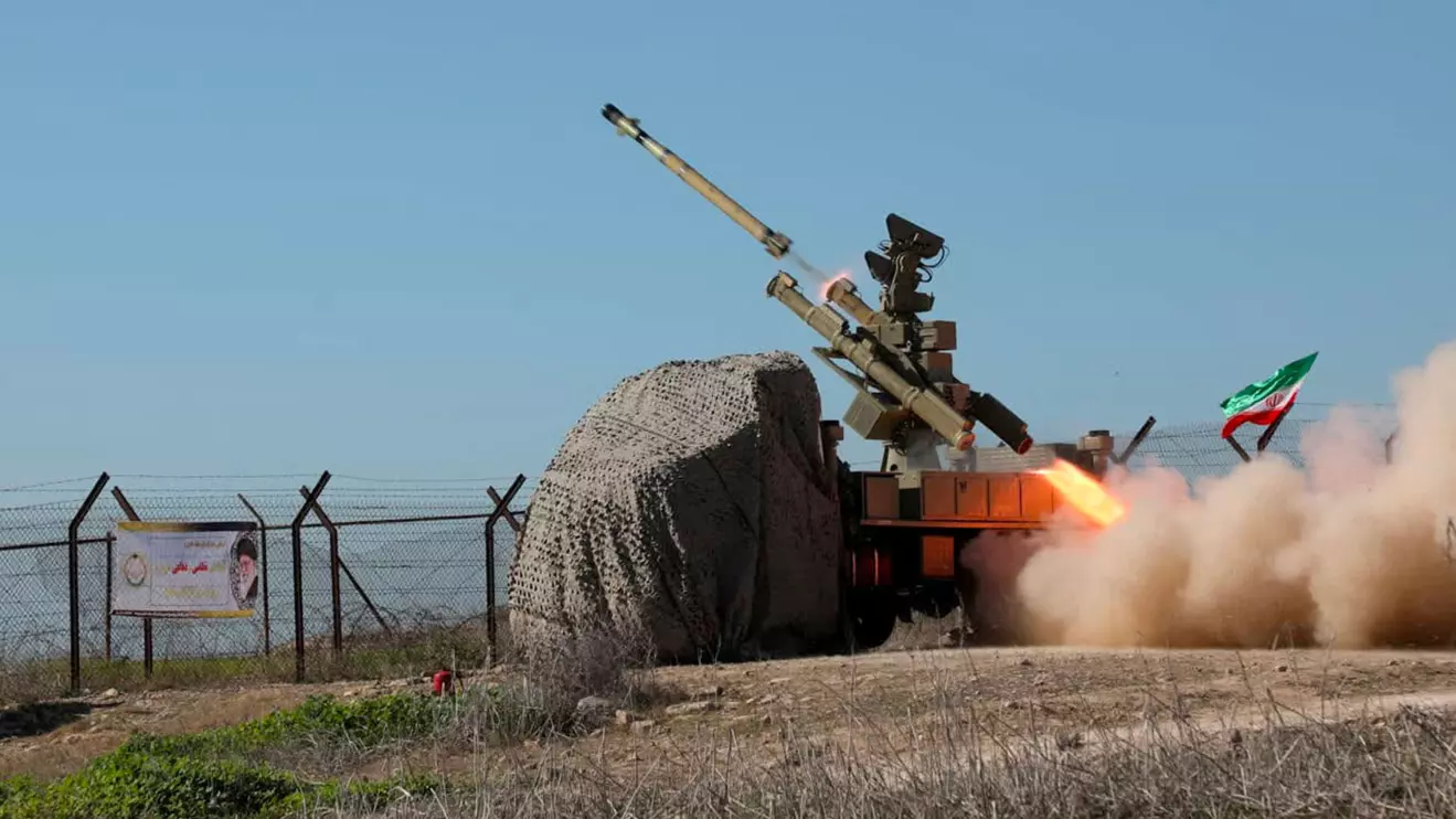 A missile is launched during a military exercise in an undisclosed location in the south of Iran, in this handout image obtained on January 19, 2024. Iranian Army/WANA (West Asia News Agency)/Handout via Reuters