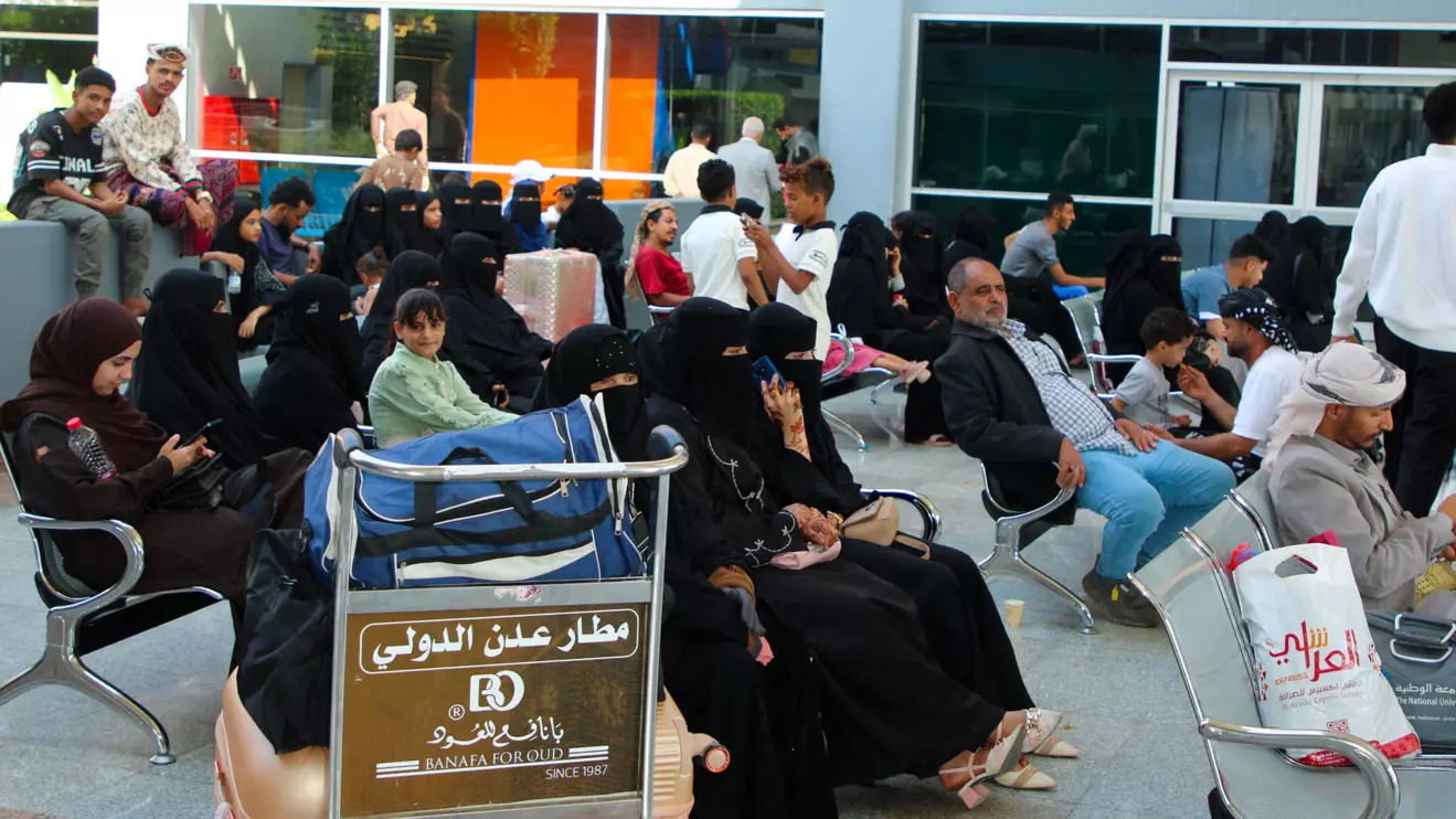 Passengers wait for their flights at Aden Airport in Aden, Yemen January 1, 2026. ReutersFawaz Salman
