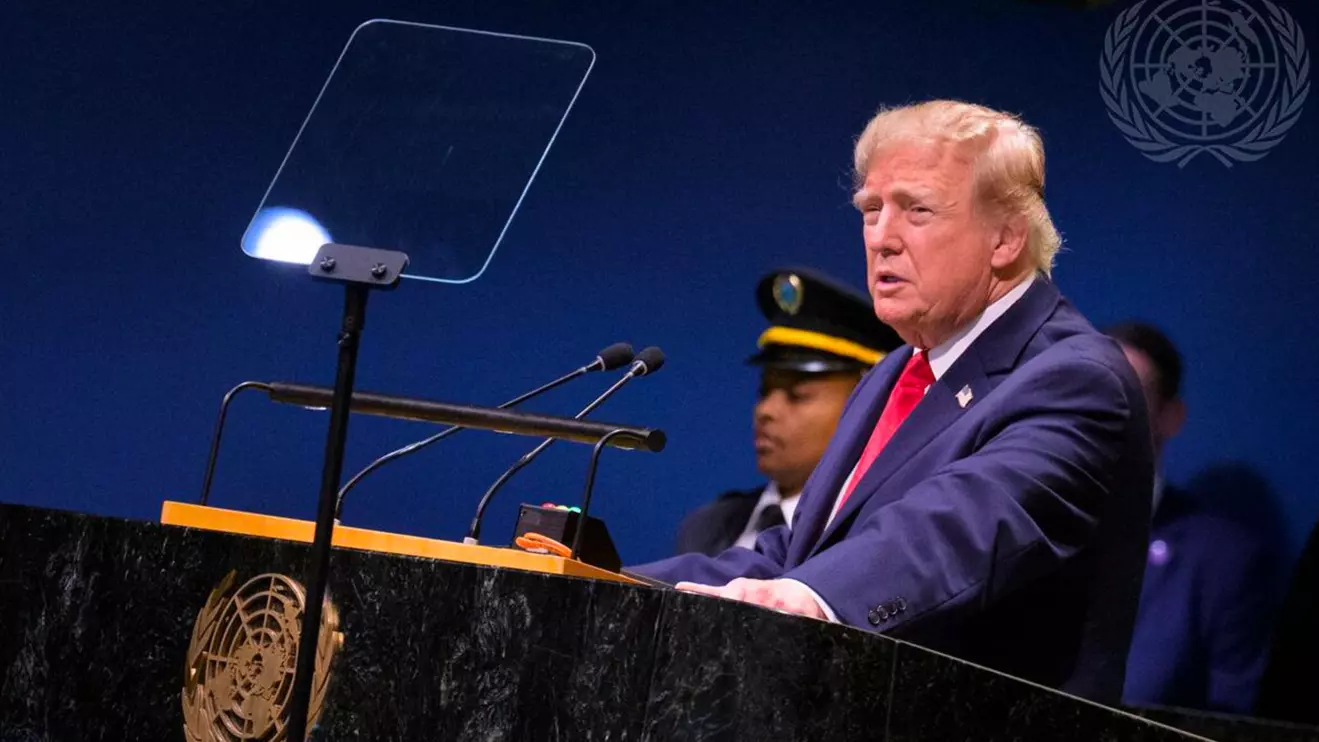 President of the United States, Donald Trump, addresses the general debate of the General Assembly’s eighty-first session © UN Photo/Manuel Elías