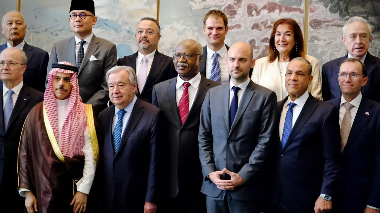 Participants at the conference on Monday at the UN headquarters in New York © X