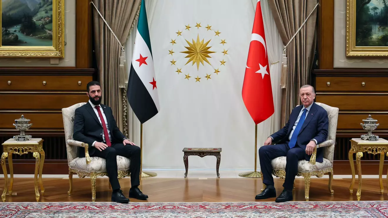 President Erdogan met with Ahmad Al-Sharaa of the Syrian Republic © X