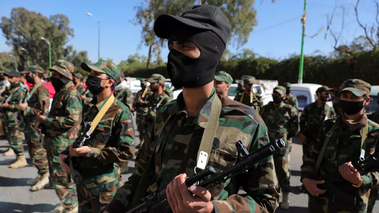 Houthi fighters take part in a parade for people who attended Houthi military training as part of a mobilization campaign, in Sanaa, Yemen December 18, 2024. Reuters/Khaled Abdullah