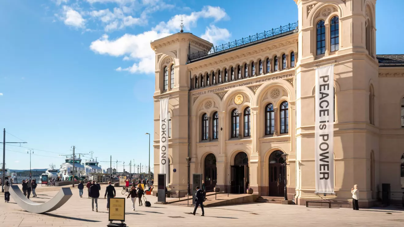 The building where the Nobel Peace Prize ceremony is held in Oslo, Norway © Mena Today 