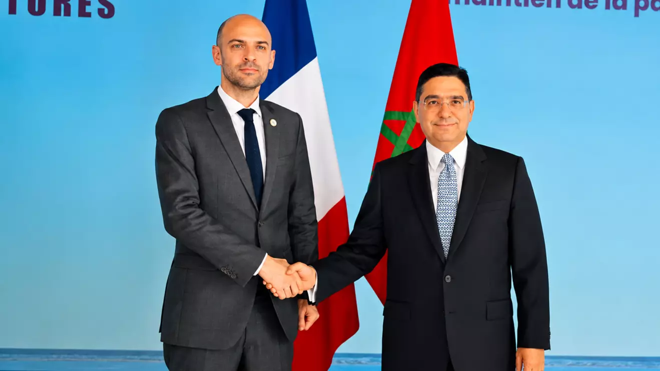  Jean-Noel Barrot (L) and Nasser Bourita © X 