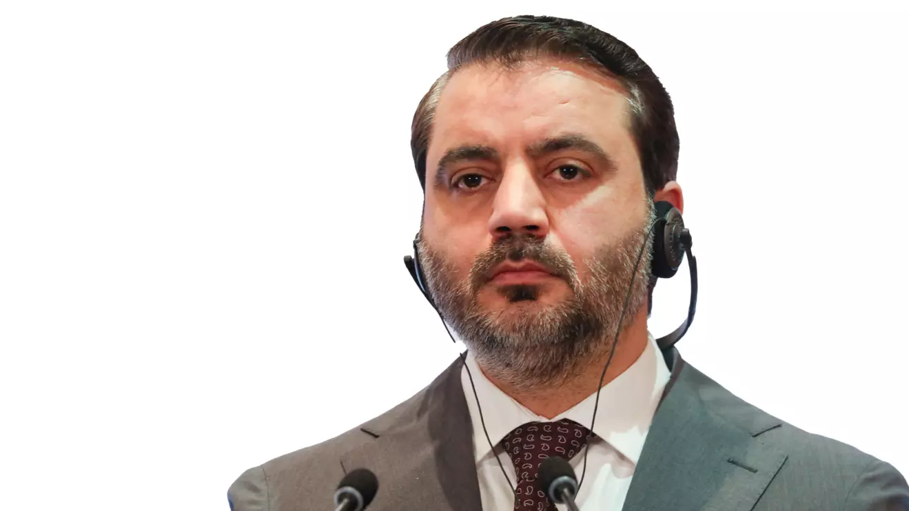 Syrian Foreign Minister Asaad Hassan al-Shibani. Reuters/Alaa Al Sukhni