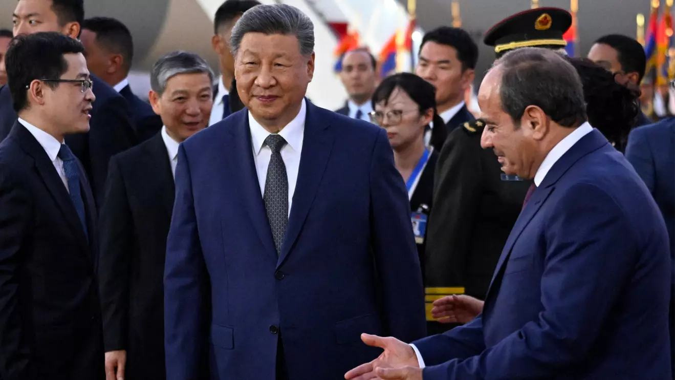Egypt's President Abdel Fattah al-Sisi welcomes his Chinese counterpart Xi Jinping upon his arrival at the Cairo International Airport, Egypt, September 1, 2026. Khaled Desouki/Reuters