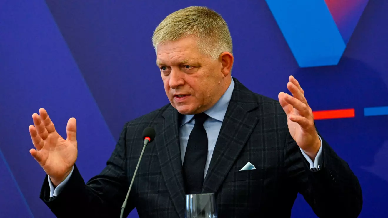 Slovak Prime Minister Robert Fico. Reuters/Radovan Stoklasa