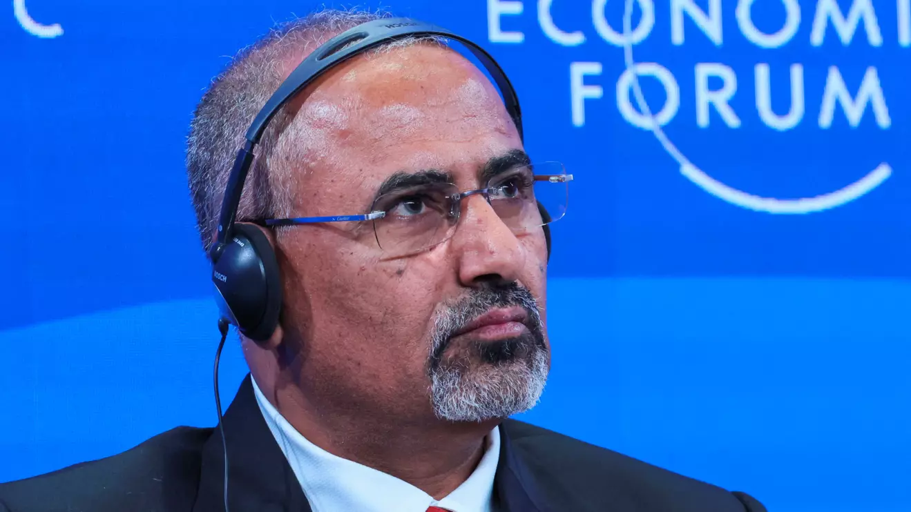 Aidarous Al-Zubaidi, Vice-President of the Presidential Leadership Council of Yemen,  Reuters/Denis Balibouse