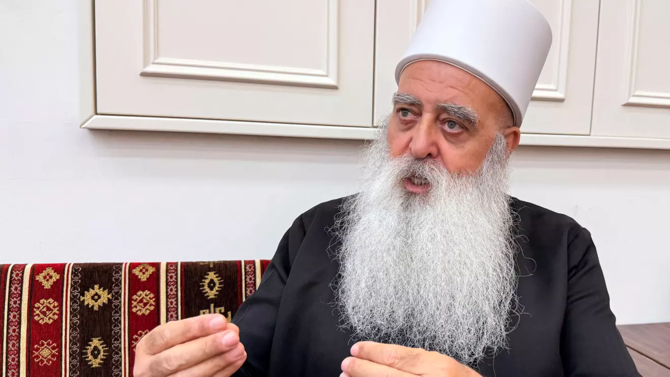 Leader of the Druze community in Israel, Sheikh Mowafaq Tarif, Reuters/Ali Sawafta