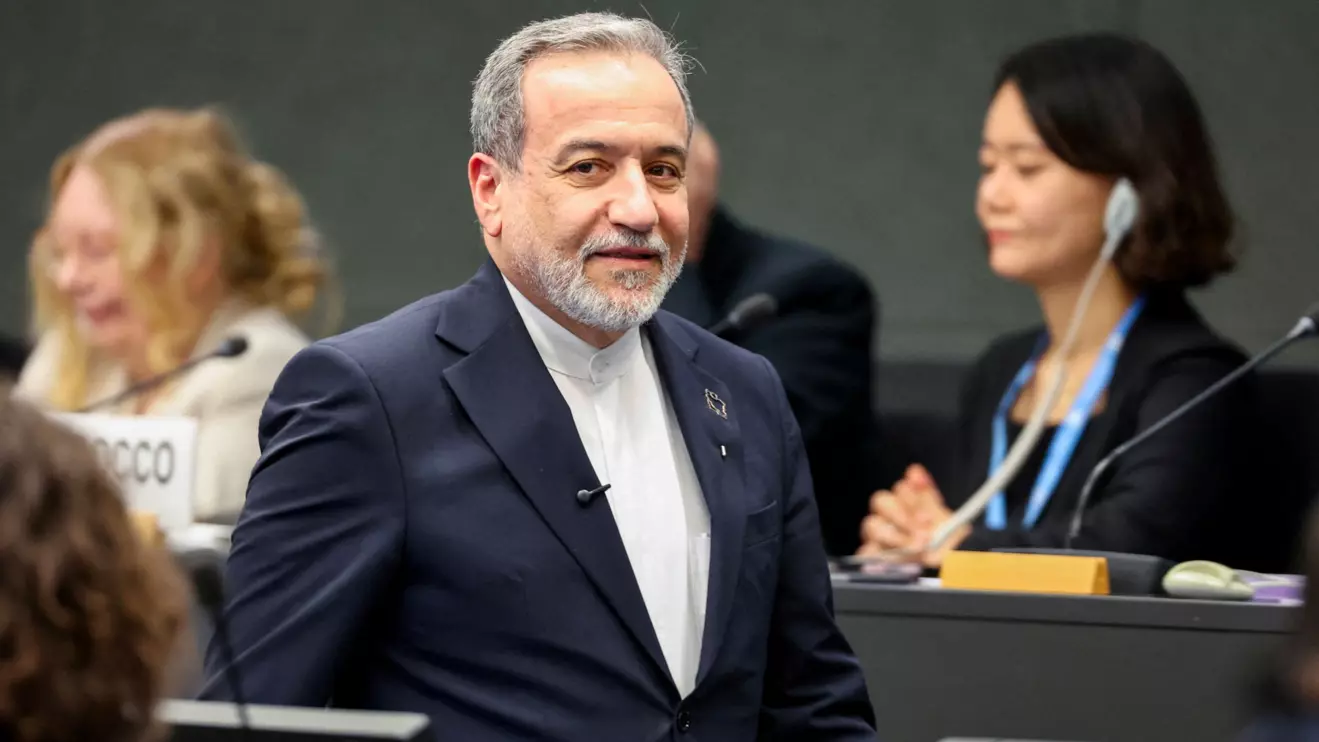 Iran's Foreign Minister Abbas Araghchi on the day he addresses a special session of the Conference on Disarmament at the United Nations, aside of U.S.-Iran talks in Geneva, Switzerland, February 17, 2026. Reuters/Pierre Albouy