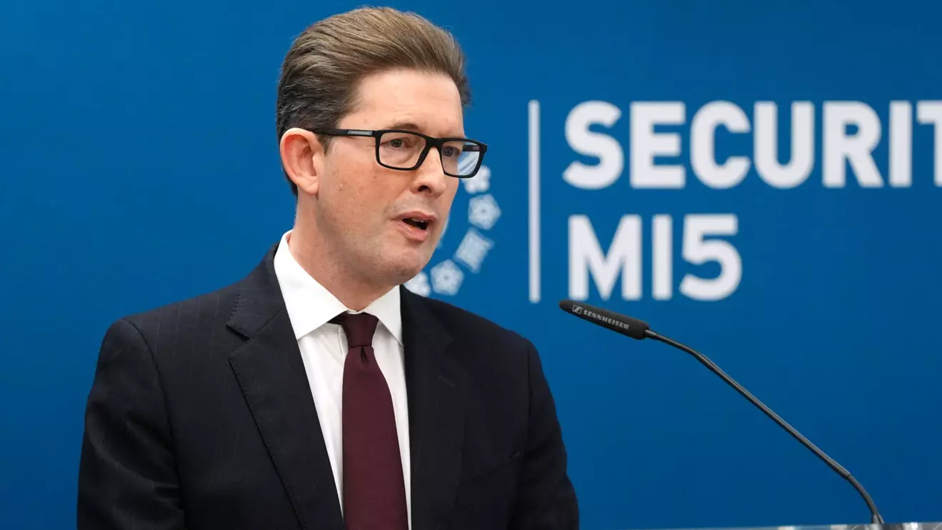 Director General of MI5 Ken McCallum delivers the annual Director General's Speech at Thames House, the headquarters of the UK's Security Service, in London, Britain, October 16, 2025. Jonathan Brady/Reuters