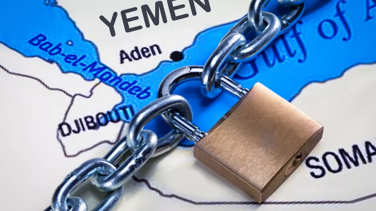 Named the 'Gate of Tears' for its perilous navigation conditions, the strait at the southern end of the Red Sea is located between Yemen on the Arabian Peninsula and Djibouti and Eritrea on the African coast © Mena Today 