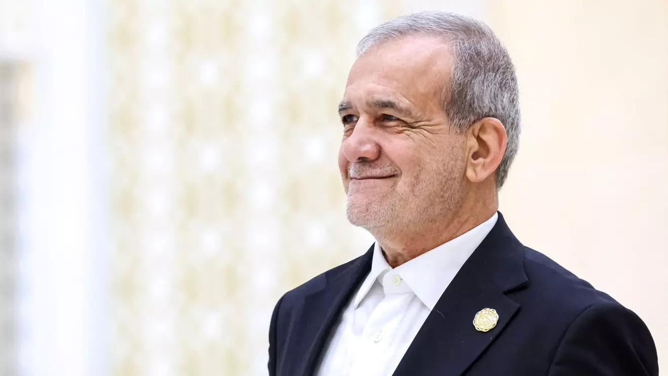 Iranian President Masoud Pezeshkian, Sputnik/Alexander Kazakov/Pool via Reuters