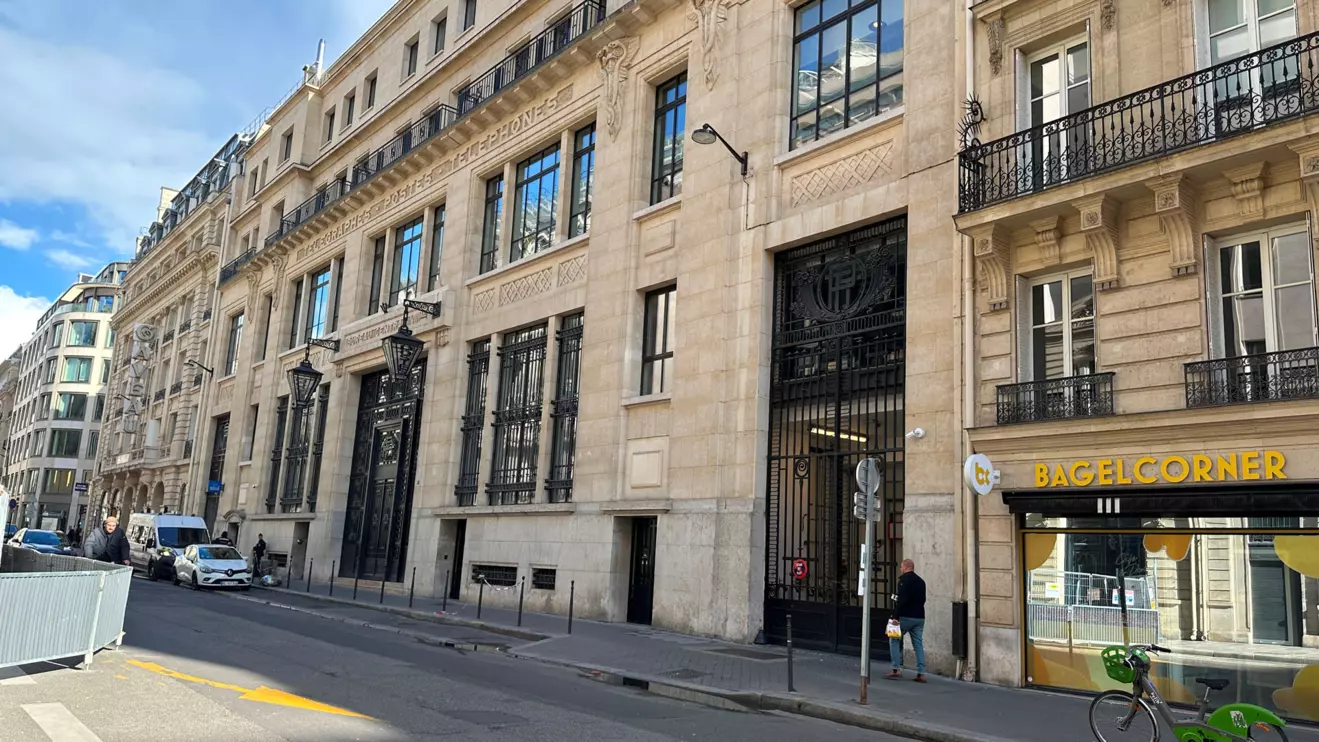 Facade of the building housing Bank of America’s offices, after French anti-terrorism prosecutors opened an investigation into a suspected attack on the premises in Paris, France, March 28, 2026. Reuters/Clotaire Achi
