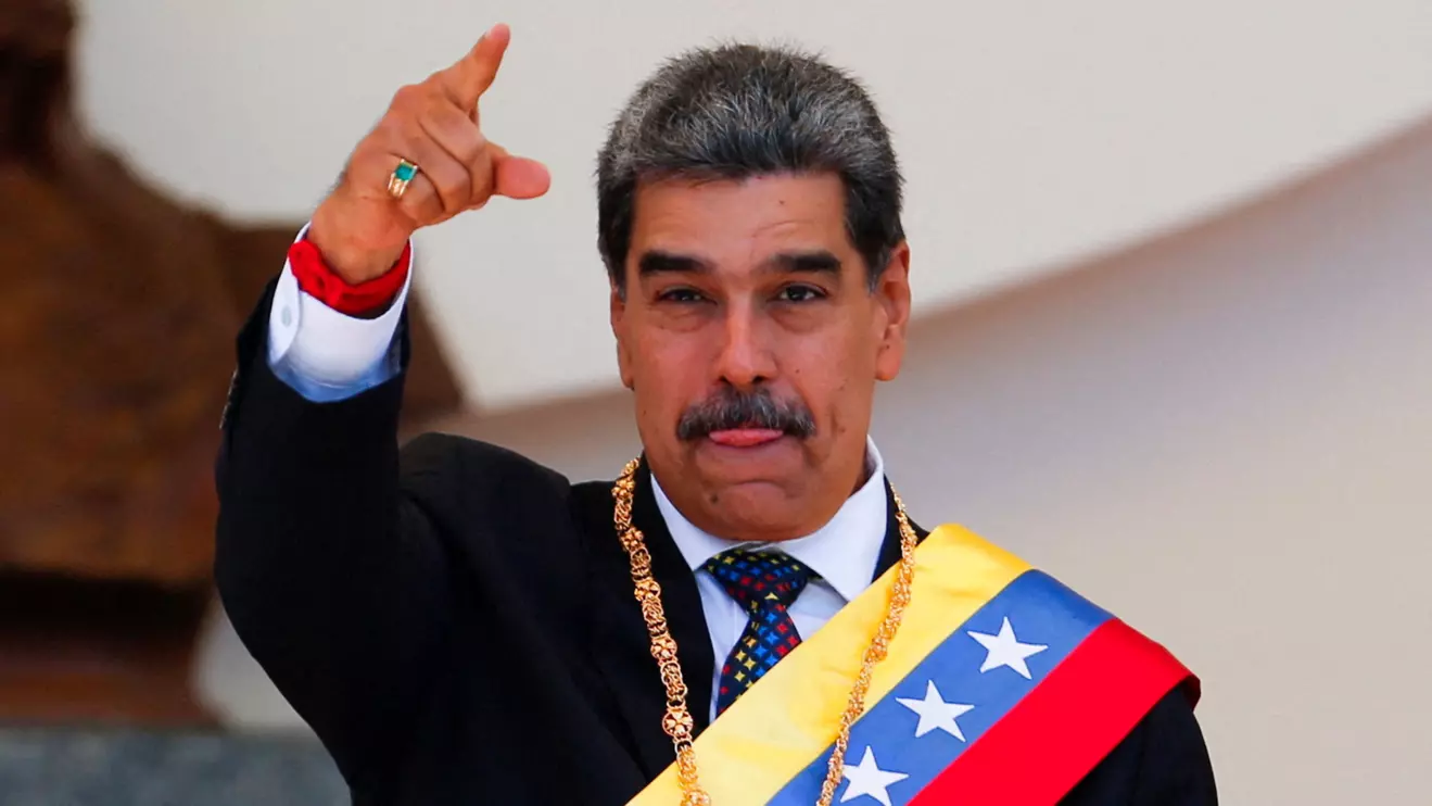 President Nicolas Maduro gestures on the day of his inauguration for a third six-year term in Caracas, Venezuela January 10, 2025. Reuters/Leonardo Fernandez Viloria