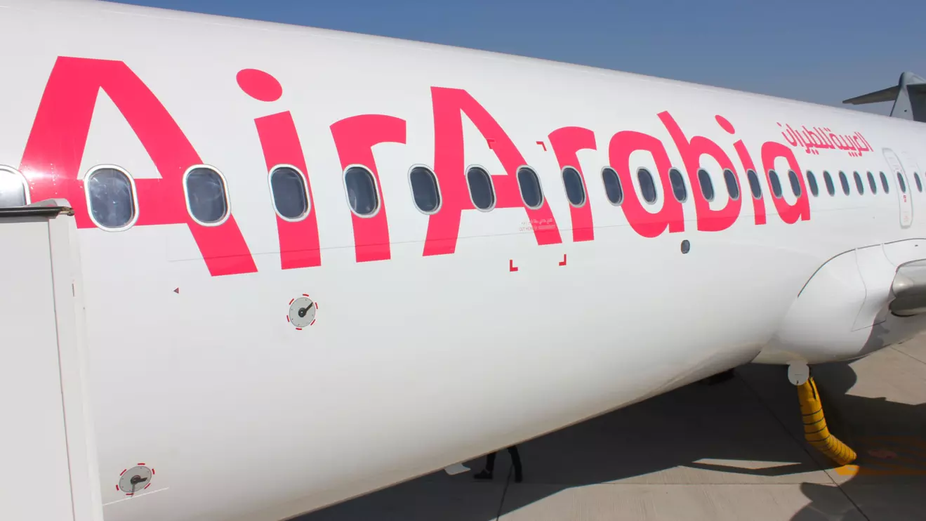 An Airbus A320 operated by Air Arabia © Mena Today 