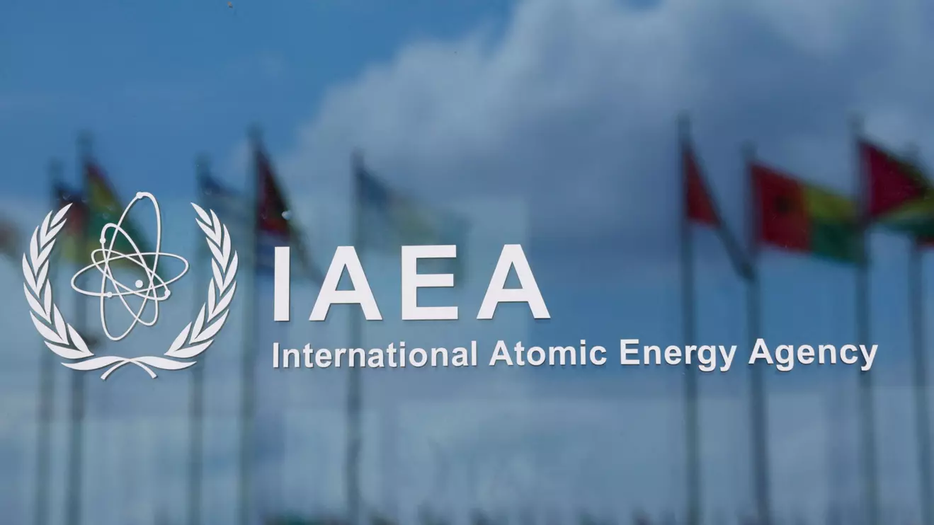 The logo of the International Atomic Energy Agency (IAEA) is displayed at the agency's headquarters in Vienna, Reuters/Leonhard Foeger