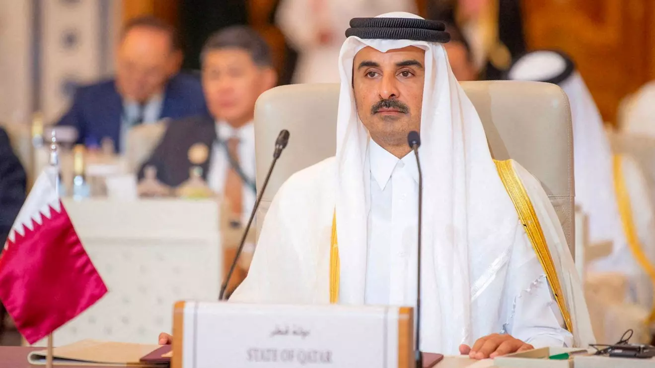 Qatar's Emir Sheikh Tamim bin Hamad al-Thani © Saudi Press Agency