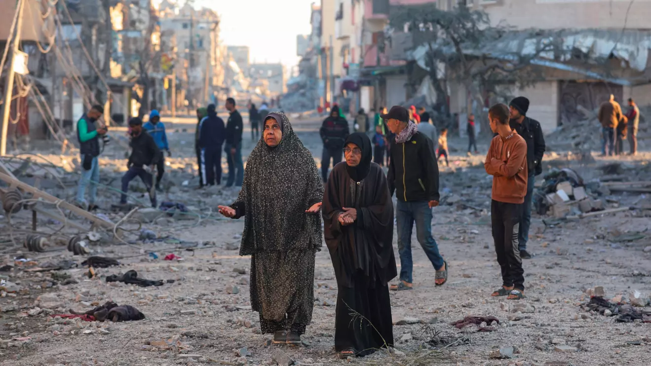The Hamas bears responsibility for the destruction in Gaza, Reuters/Ramadan Abed