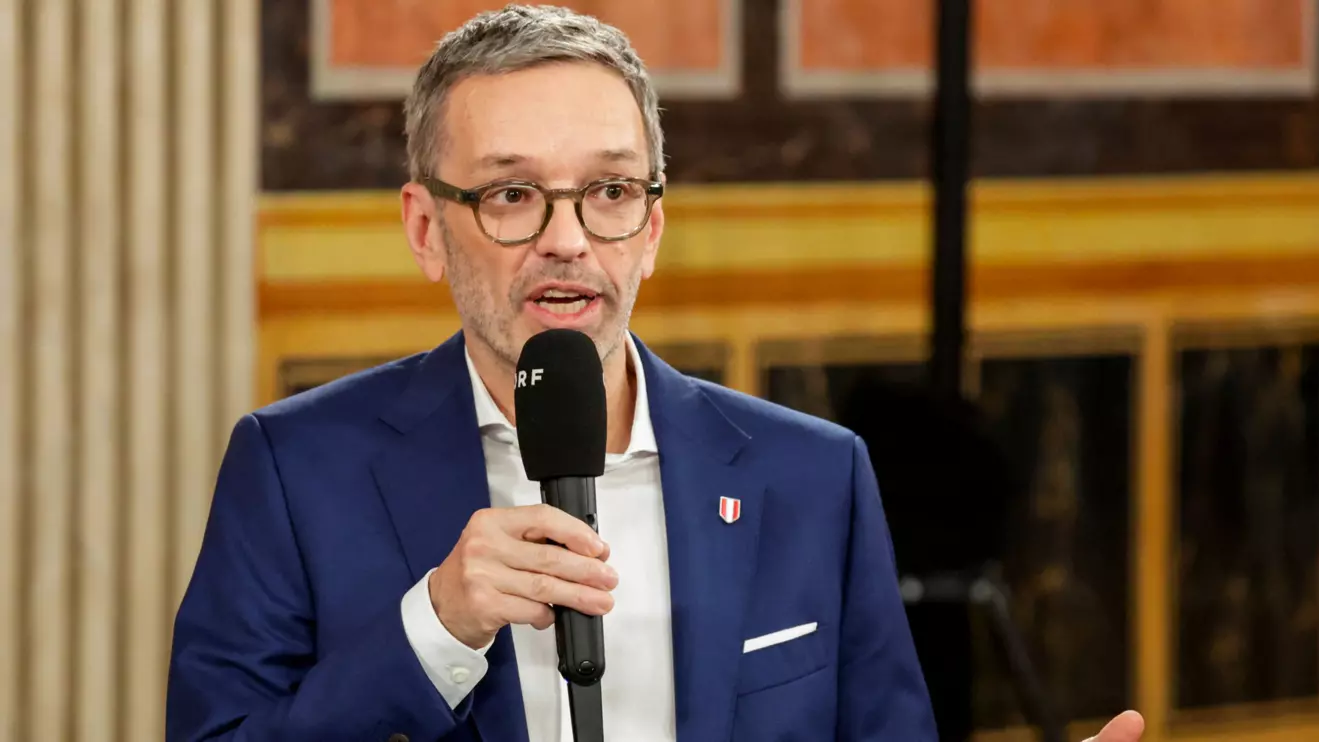 Head of Freedom Party (FPOe) Herbert Kickl attends a television debate, on the day of the general election, in Vienna, Austria, September 29, 2024. Reuters/Leonhard Foeger